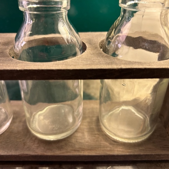 World Market - Bud vases with wood frame - Picture 3 of 3